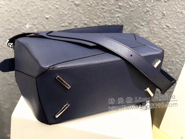 LOEWE經典爆款包包 羅意威Puzzle幾何中號拼接手提斜挎包 10171  tcl1043